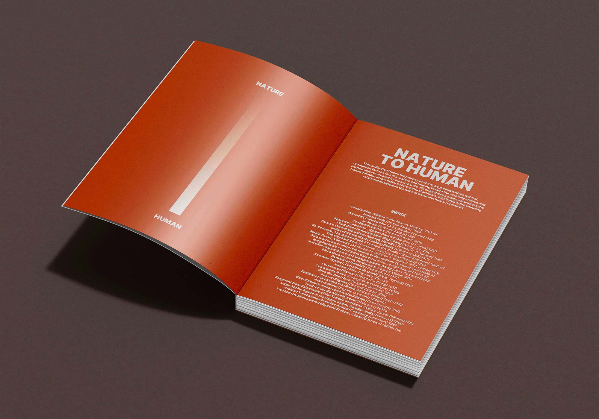 libro Old Stone World aperto a faccia in su che mostra pagine interne